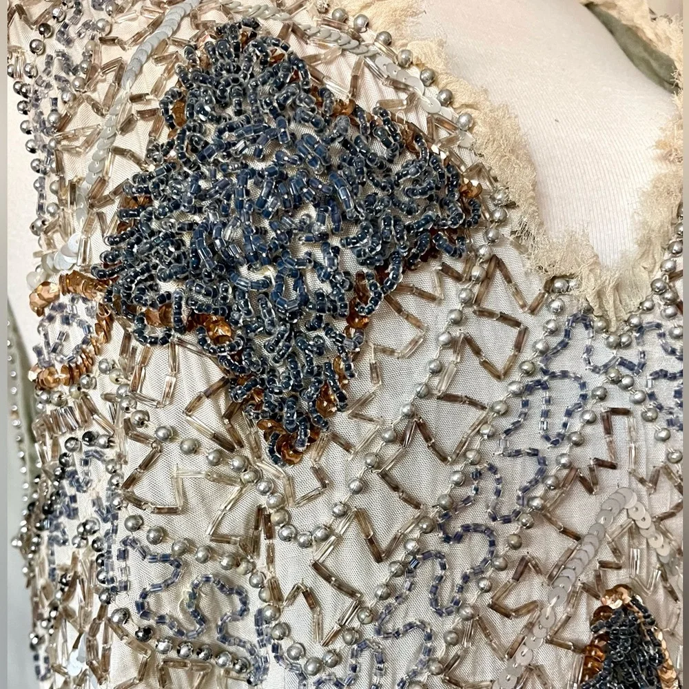Birger et Mikkelson Night Heavily Beaded Shell sz 42 - Picture 5 of 9
